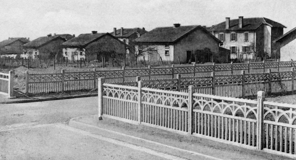 Auboué. Les Cités du Tunnel. Carte postale non datée. Collection Mémoire Vive.