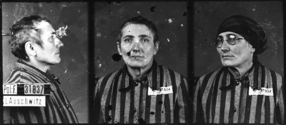 Photographiée à Auschwitz-I, le 3 février 1943. Musée d’État d’Auschwitz-Birkenau, Oświęcim, Pologne. Collection Mémoire Vive. Droits réservés.
