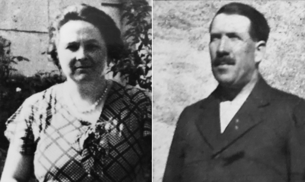 Régina (1939) et Gaston (1936) Breton, participaient au réseau de La Lanterne. Album d’Édith Breton, © Patrice Cotensin.