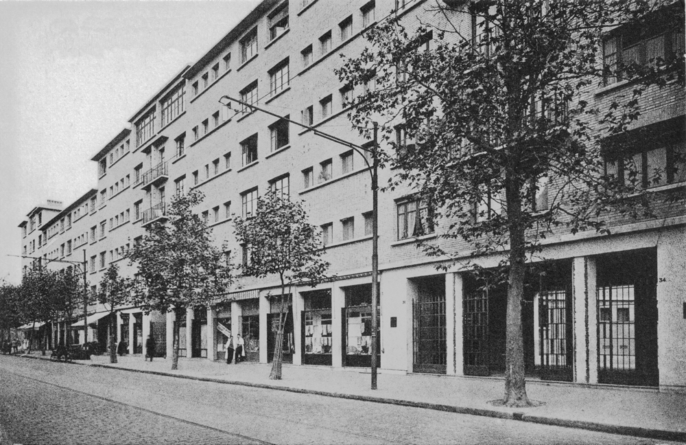 Billancourt, les HBM au 34 rue des Moulineaux. Carte postale, collection Mémoire Vive.