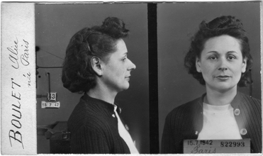 Photo anthropométrique prise le 17 mars 1942 par le service de l’identité judiciaire. © Archives de la Préfecture de Police (APP), Paris.