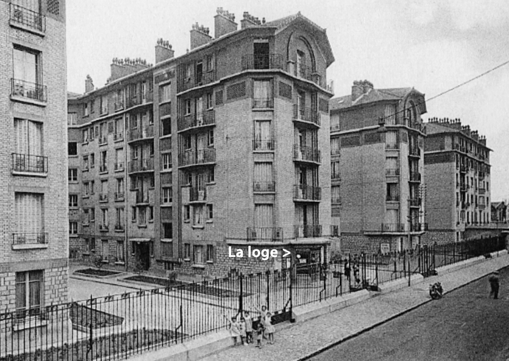 Alfortville, les HBM de la rue Édouard Vaillant. Carte postale recadrée.