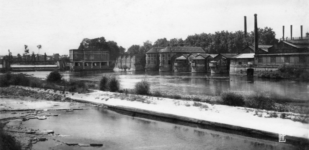 Châtellerault, Manufacture nationale des armes de Vienne. Carte postale envoyée en 1943. Collection Mémoire Vive.