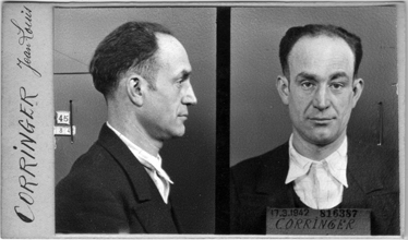 Jean-Louis Corringer. Photo anthropométrique prise le 17 mars 1942 au service de l’identité judiciaire. © Archives de la préfecture de police, Paris.