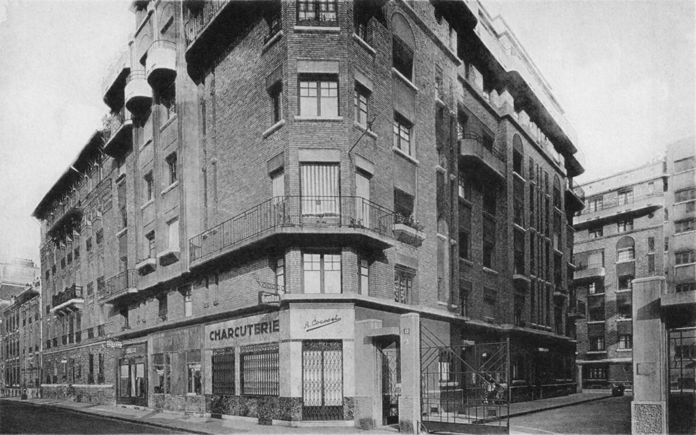 Courbevoie. Le 12 rue Gaultier. Carte postale des années 1930. Collection Mémoire Vive.