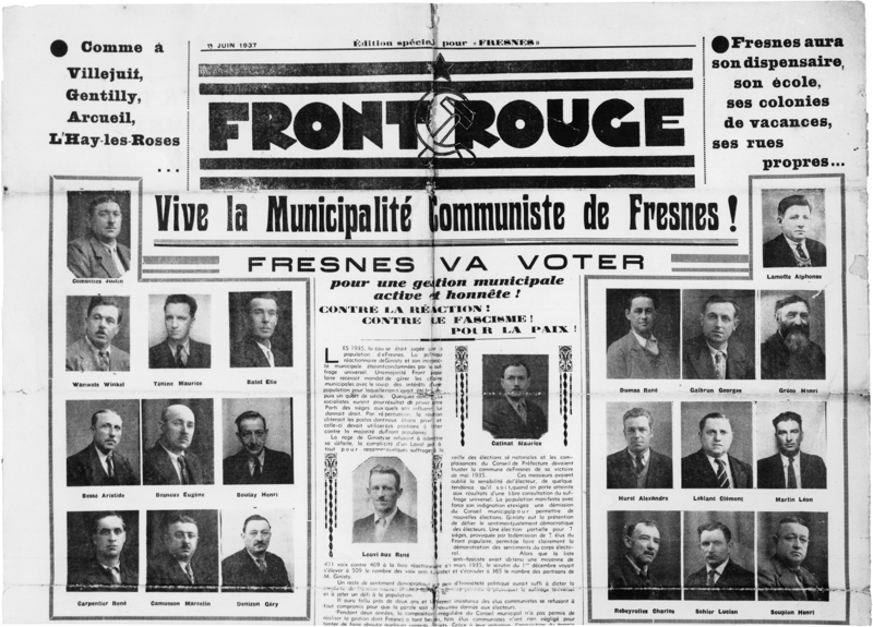 Hebdomadaire communiste du “rayon” de Villejuif.