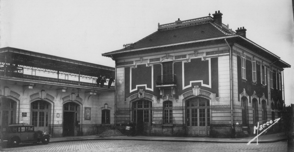 Gagny. La gare. Carte postale non datée, collection Mémoire Vive.