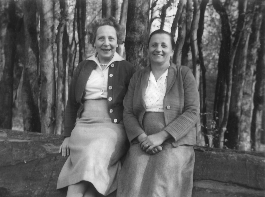 Marie-Élisa Nordman-Cohen et Germaine Renaudin. © Collection familiale
