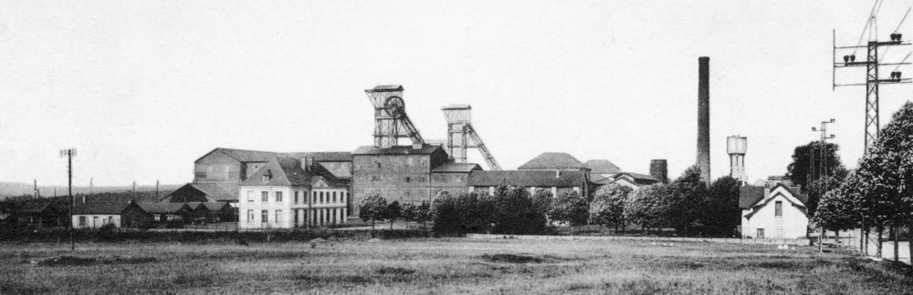Jarny, la mine de Droitaumont. Carte postale oblitérée en 1936. Collection Mémoire Vive.