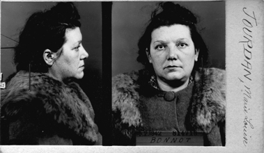 Photographie anthropométrique prise le 15 février 1942 par le service de l’identité judiciaire. © Archives de la Préfecture de Police, Paris.