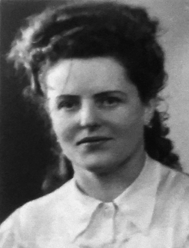 Marcelle Collet, née Vidal. Photographie d’après-guerre.