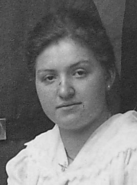 Anna Maria Borsch, jeune fille (17 ans ?). © Collection Wanda Kurz.