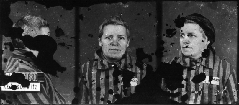 Photographiée à Auschwitz-I, le 3 février 1943. Musée d’État d’Auschwitz-Birkenau, Oświęcim, Pologne. Collection Mémoire Vive. Droits réservés.