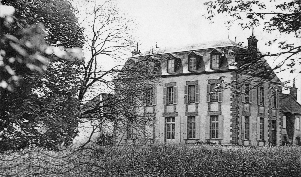 Vaudeurs. Le château. Carte postale oblitérée en avril 1938. Collection Mémoire Vive.